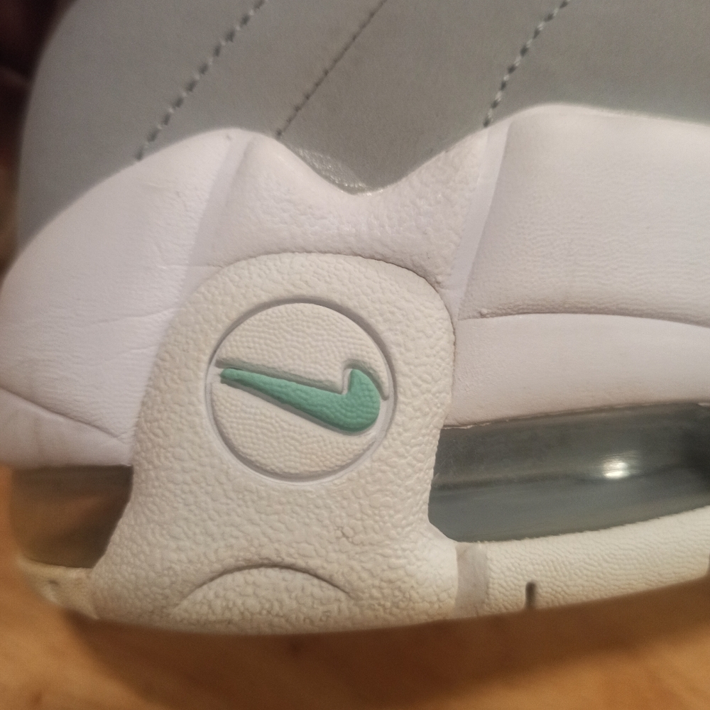 Nike Air More Money Island Green Wolf Grey Snickers - Picture 7 of 13